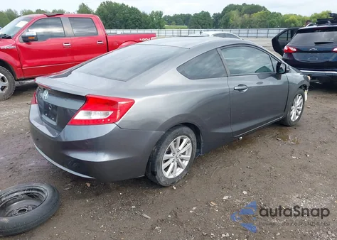 2012 Honda Civic Ex from USA, damaged, VIN 2HGFG3B86CH537886
